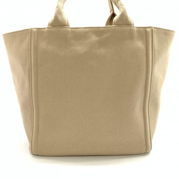 1240001034274 4 Prada Tote Bag Handbag Cotton Canvas Beige