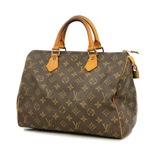 1240001034364 1 Louis Vuitton Speedy 30 Handbag Monogram Brown