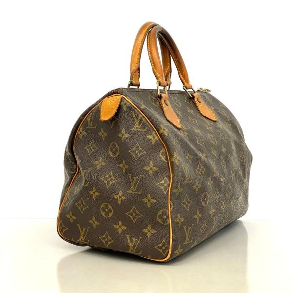 1240001034364 2 Louis Vuitton Speedy 30 Handbag Monogram Brown