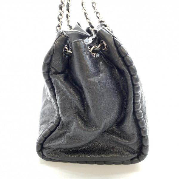 1240001035325 3 Chanel Tassel Charm Chain Shoulder Bag Black