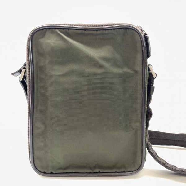 1240001035344 3 Prada Messenger Bag Nylon Green