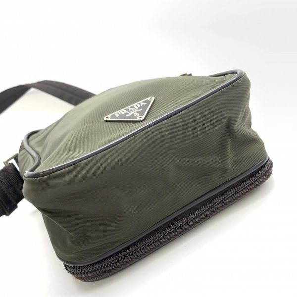 1240001035344 4 Prada Messenger Bag Nylon Green