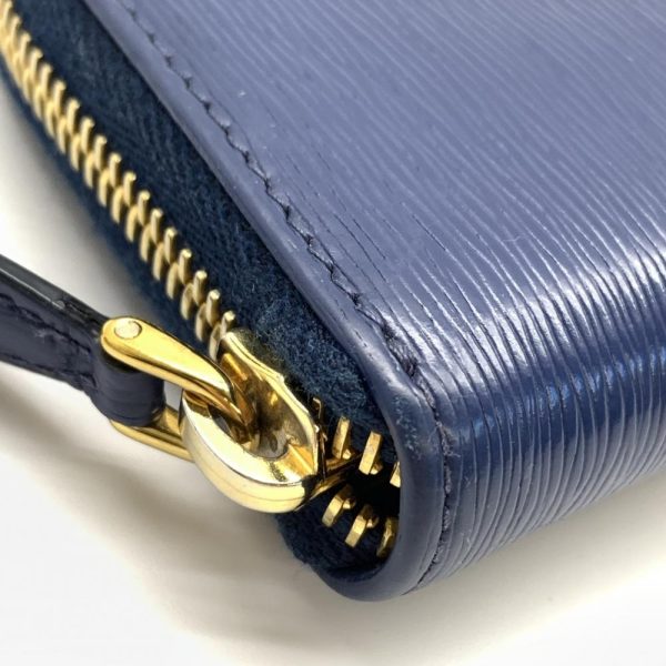 1240001035389 6 Prada Saffiano Coin Case Wallet Compact Blue