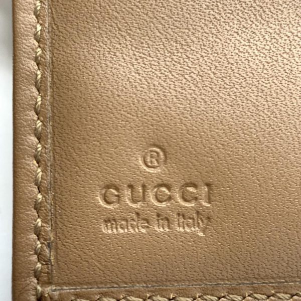 1240001035645 6 Gucci Mini Infinity Floral Canvas Bifold Wallet Flower Plant Motif Leather White Brown