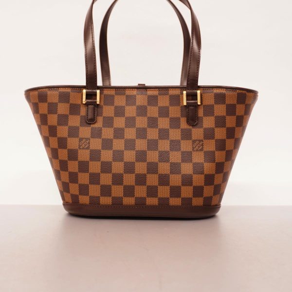 1240001035860 12 Louis Vuitton Manosque PM Tote Bag Damier Ebene