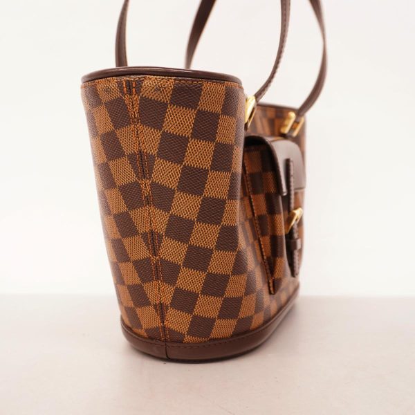 1240001035860 2 Louis Vuitton Manosque PM Tote Bag Damier Ebene