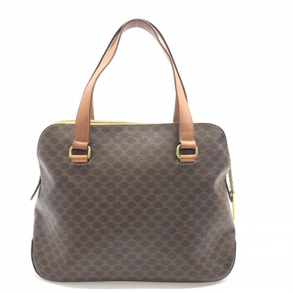 1240001035914 1 Celine Macadam Gym Bag Mini Boston Tote Bag Brown