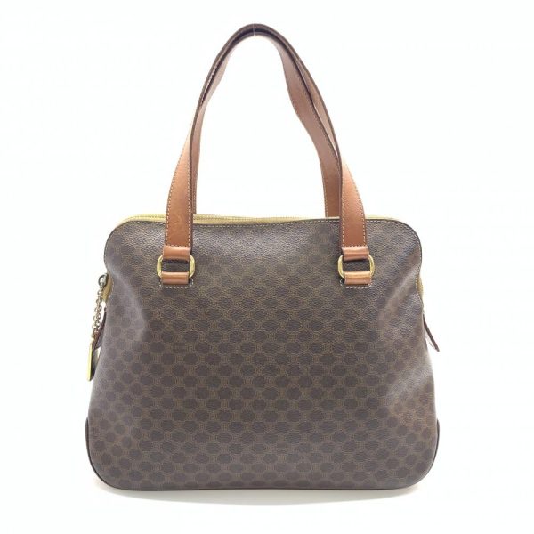 1240001035914 3 Celine Macadam Gym Bag Mini Boston Tote Bag Brown