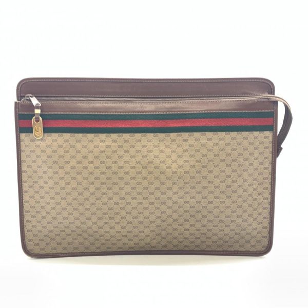 1240001036210 1 Gucci Micro Small GG Clutch Bag Beige Old Gucci