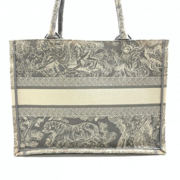 1240001036349 4 Dior Book Tote Medium Reverse Toile de Jouy Embroidery