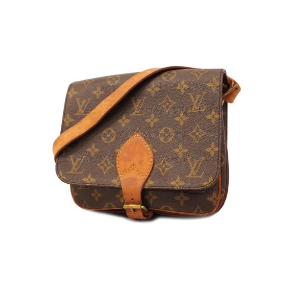 1240001036386 1 Louis Vuitton Shoulder Monogram Cartesier 22 Brown