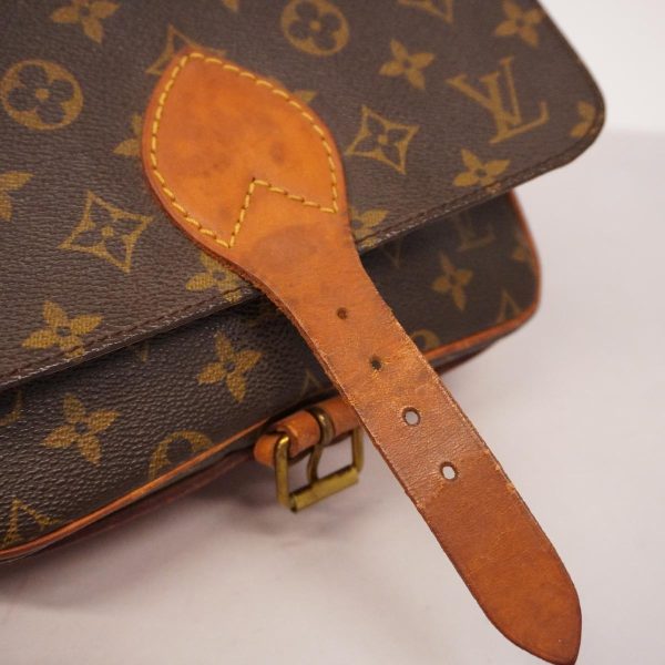 1240001036386 13 Louis Vuitton Shoulder Monogram Cartesier 22 Brown