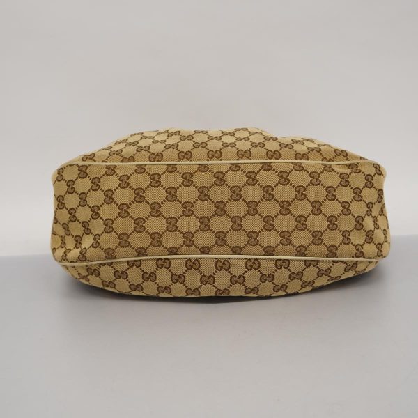 1240001036841 3 Gucci Shoulder Bag GG Canvas Brown Champagne