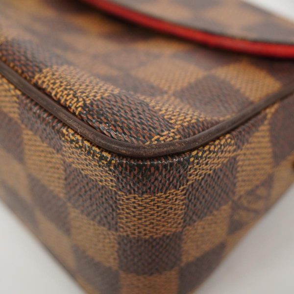 1240001036848 6 Louis Vuitton Shoulder Bag Damier Ravello PM Ebene