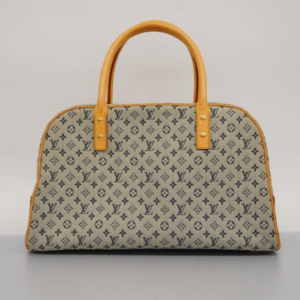 1240001036853 11 Louis Vuitton Handbag Monogram Mini Marie Blue