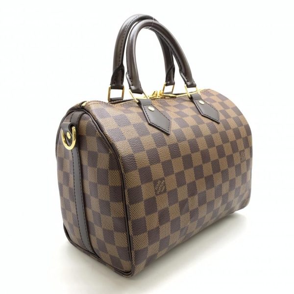 1240001036924 2 Louis Vuitton Macassar Handle Shoulder Brown Black