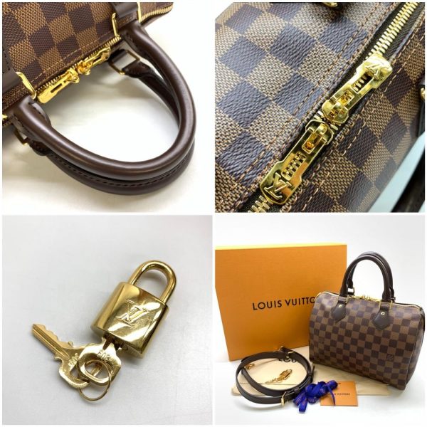 1240001036924 8 Louis Vuitton Macassar Handle Shoulder Brown Black