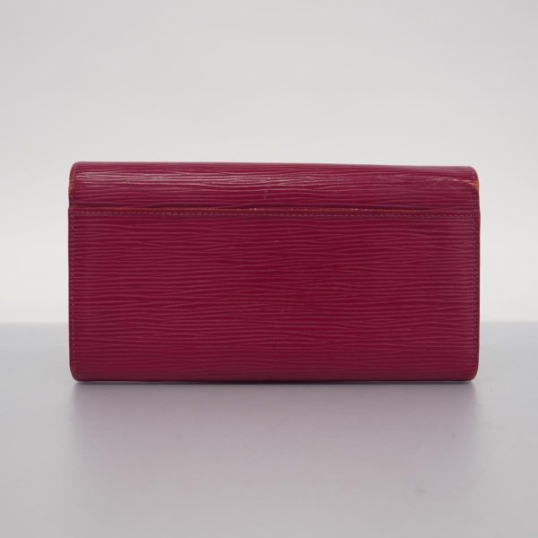 1240001036932 14 Louis Vuitton Wallet Epi Portefeuille Sara Fuchsia