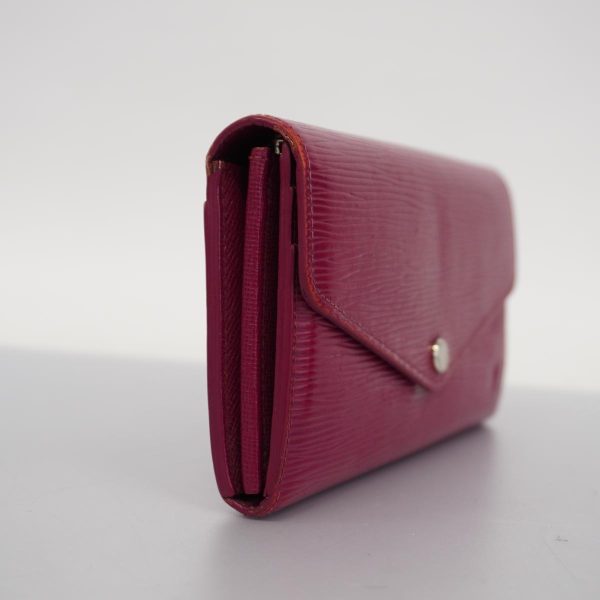 1240001036932 2 Louis Vuitton Wallet Epi Portefeuille Sara Fuchsia