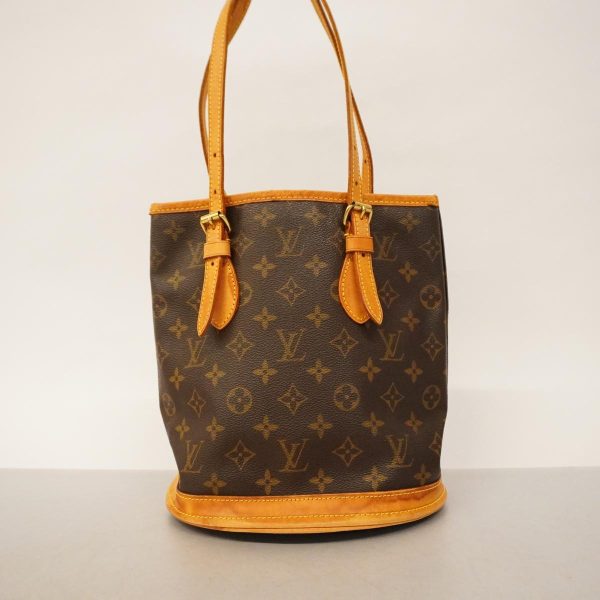 1240001036937 19 Louis Vuitton Tote Bag Monogram Bucket PM Brown