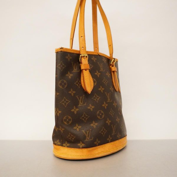 1240001036937 2 Louis Vuitton Tote Bag Monogram Bucket PM Brown