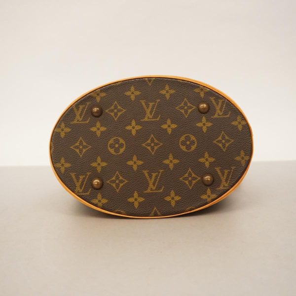 1240001036937 3 Louis Vuitton Tote Bag Monogram Bucket PM Brown