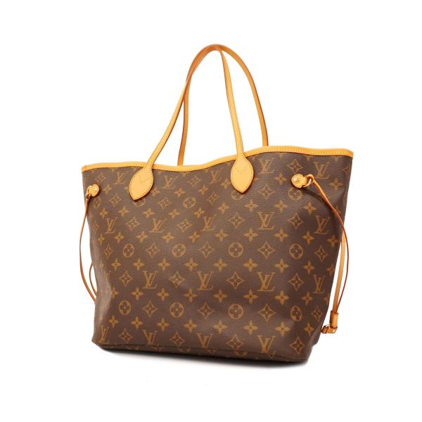 1240001036938 1 Louis Vuitton Tote Bag Monogram Neverfull MM Brown