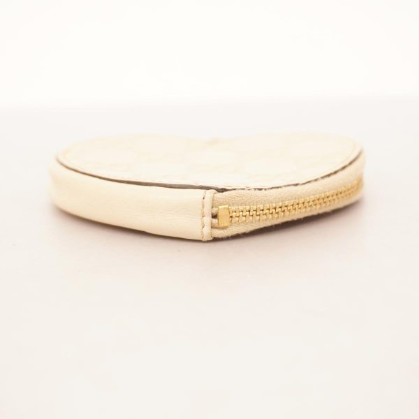 1240001036941 3 Gucci Coin Case Guccisima Leather Ivory White