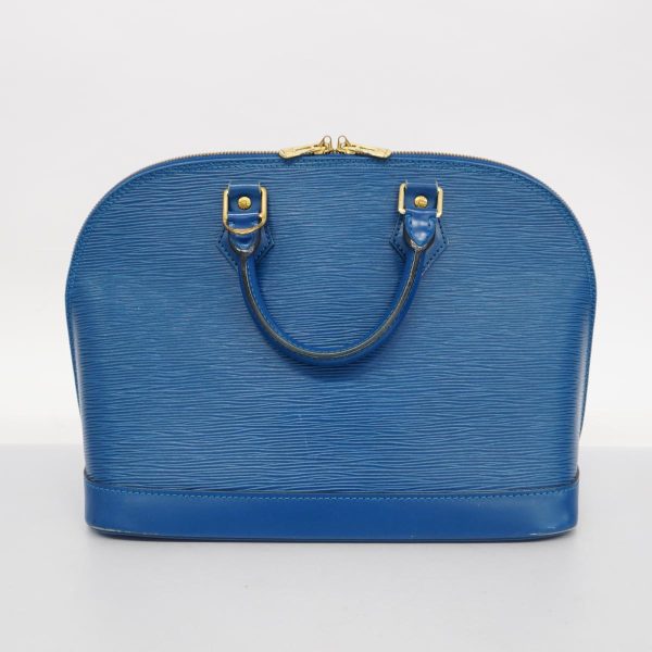 1240001036958 12 Louis Vuitton Handbag Epi Alma Toledo Blue