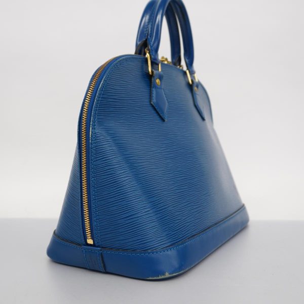 1240001036958 2 Louis Vuitton Handbag Epi Alma Toledo Blue