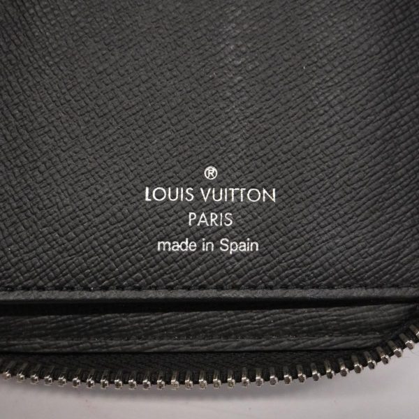 1240001036975 5 1 Louis Vuitton Wallet Zippy Vertical Black Gray