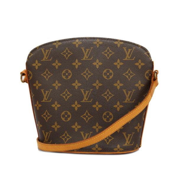 1240001037005 1 Louis Vuitton Shoulder Bag Monogram Drouot Brown