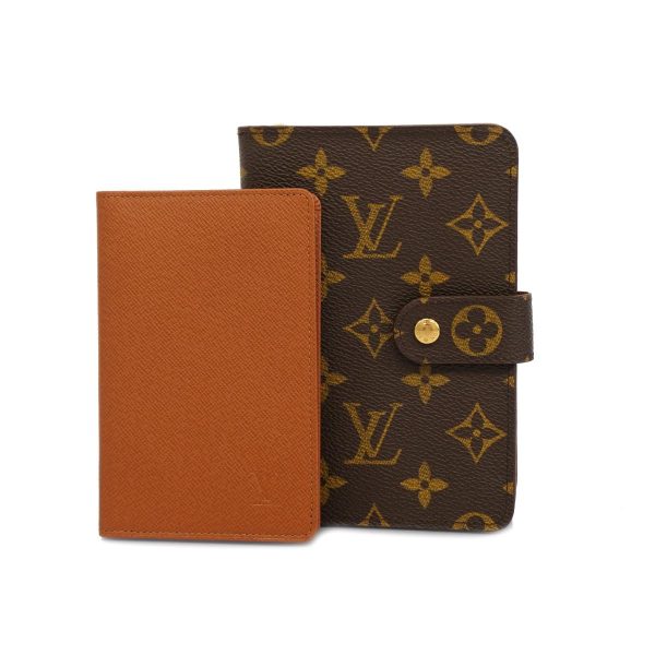 1240001037012 1 Louis Vuitton Wallet Porte Papier Zip Brown