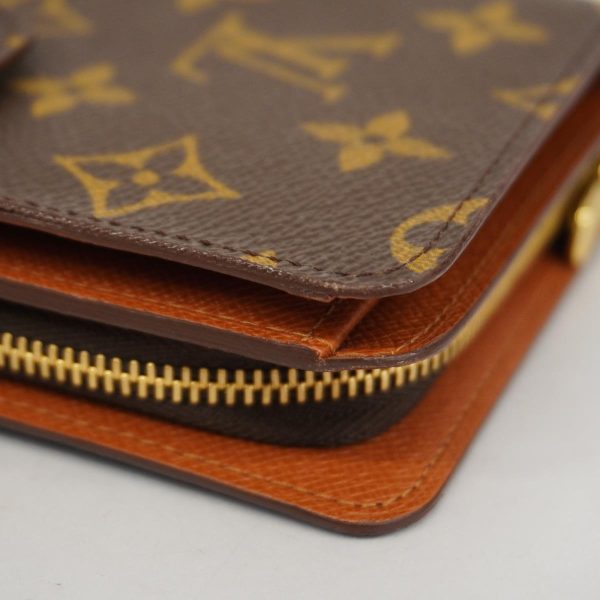 1240001037012 6 Louis Vuitton Wallet Porte Papier Zip Brown