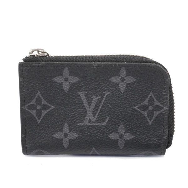 1240001037016 1 Louis Vuitton Coin Case Eclipse Porto Black Gray