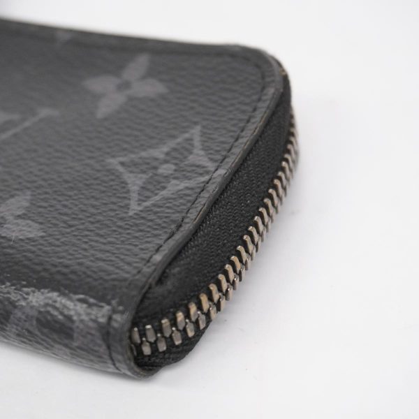 1240001037016 10 Louis Vuitton Coin Case Eclipse Porto Black Gray