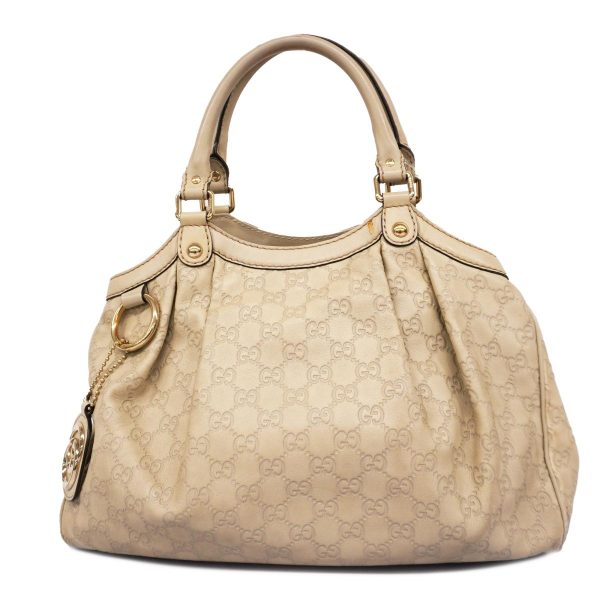 1240001037020 1 Gucci Handbag Guccisima Sookie Ivory Champagne