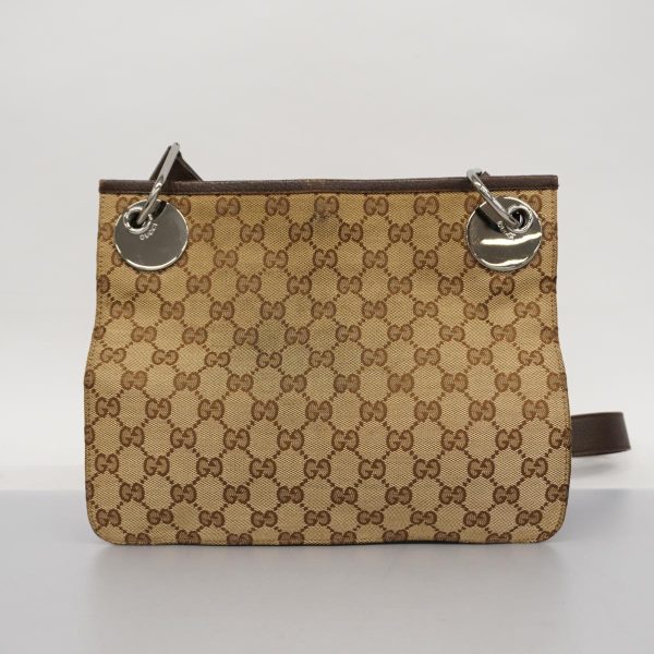 1240001037028 11 Gucci Shoulder Bag Strap GG Canvas Brown