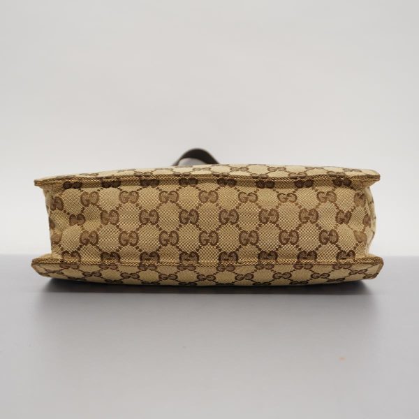 1240001037028 3 Gucci Shoulder Bag Strap GG Canvas Brown