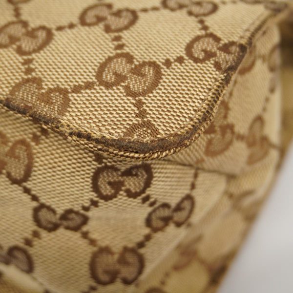 1240001037028 7 Gucci Shoulder Bag Strap GG Canvas Brown