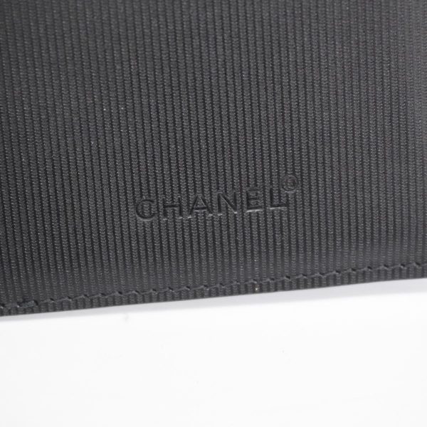 1240001037038 4 Chanel Long Wallet Old Travel Nylon Black