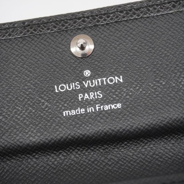 1240001037044 4 Louis Vuitton Key Case Taiga Multicle 6 Ardoise