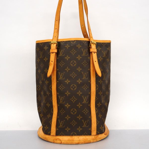 1240001037087 15 Louis Vuitton Tote Bag Monogram Bucket GM Brown