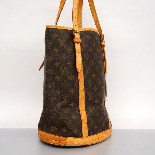 1240001037087 2 Louis Vuitton Tote Bag Monogram Bucket GM Brown