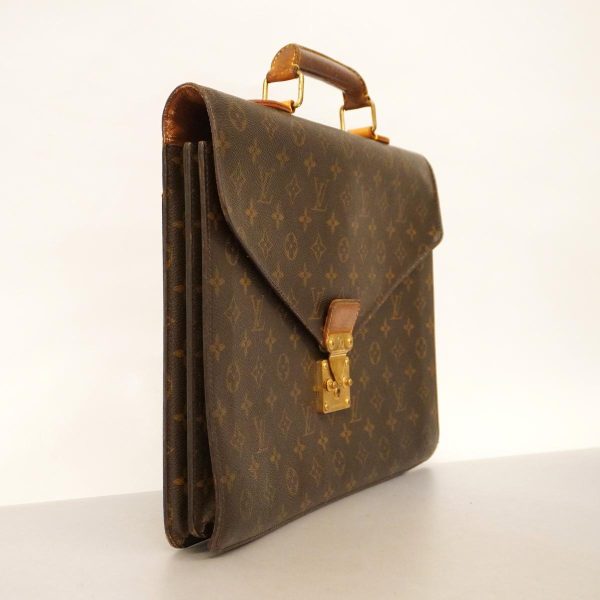 1240001037094 2 Louis Vuitton Business Bag Monogram Conseier Brown