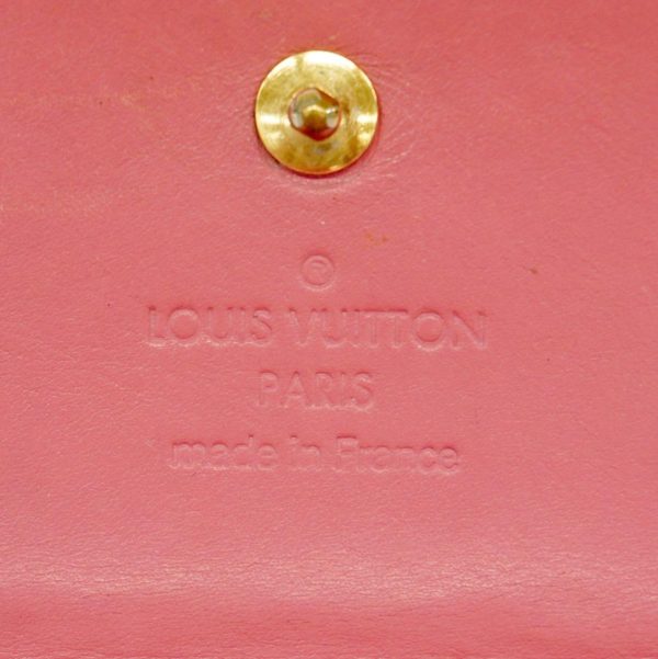 1240001037100 5 Louis Vuitton Wallet Vernis Carte Framboise