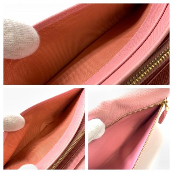 1240001037105 10 Prada Saffiano Long Wallet Pink