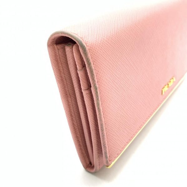 1240001037105 2 Prada Saffiano Long Wallet Pink