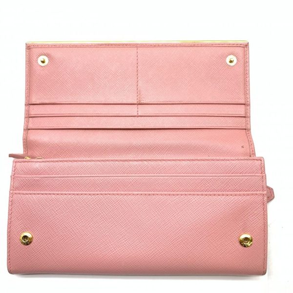 1240001037105 6 Prada Saffiano Long Wallet Pink