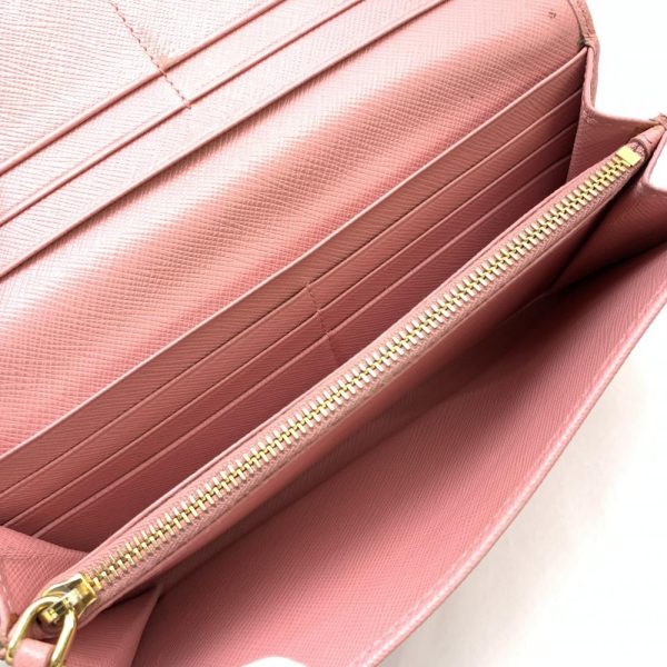 1240001037105 7 Prada Saffiano Long Wallet Pink